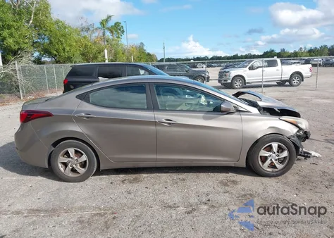 2015 Hyundai Elantra Se from USA, damaged, VIN 5NPDH4AEXFH555075
